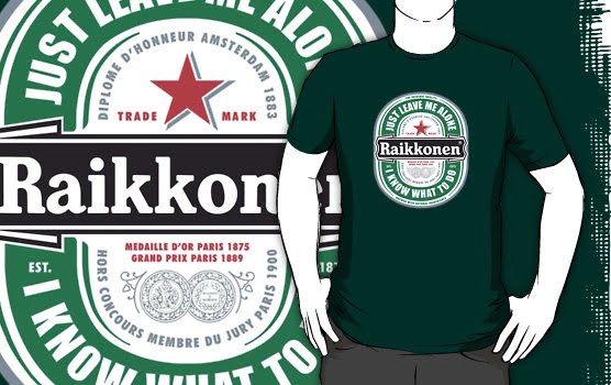 Heineken & Raikkonen (courtesy: Pinterest)