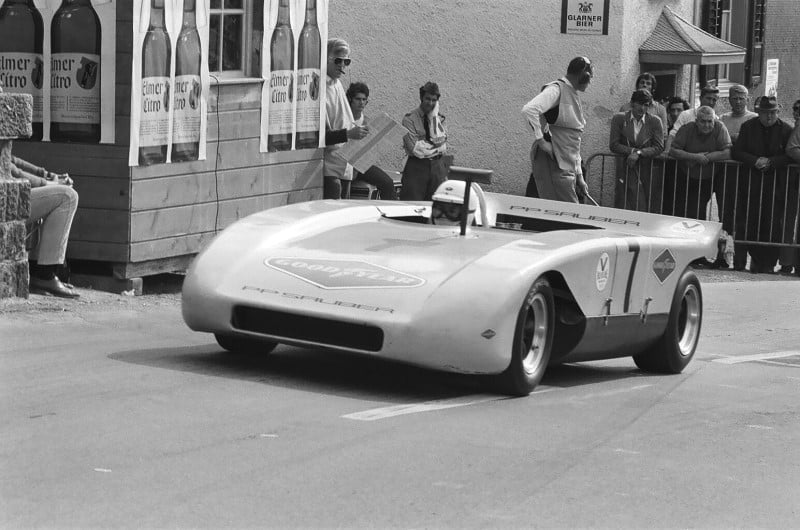 1970 Kerenzerbergrennen Peter Sauber in his Sauber C1 