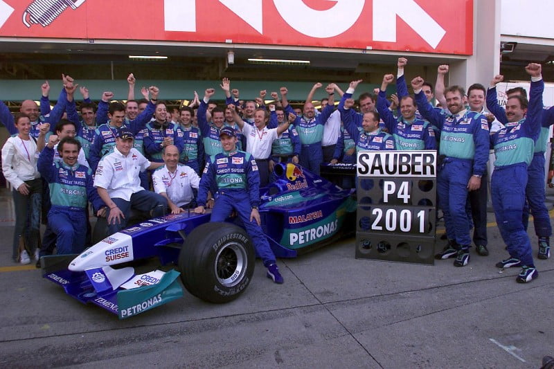 2001 Team Sauber Petronas 4th place in the Formula 1 Constructors championship 