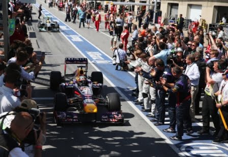 Sebastian Vettel Wins The 2013 Canadian GP (Courtesy: Red Bull Racing)
