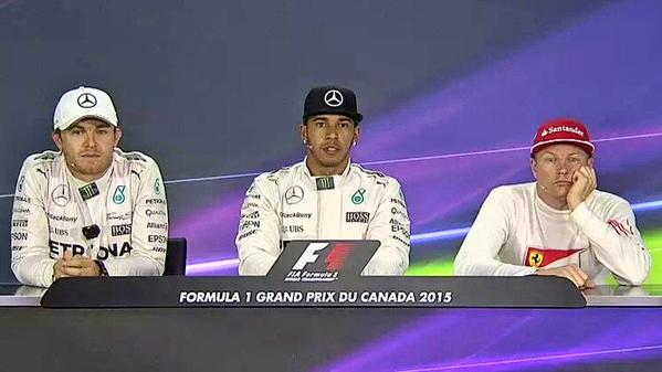 Kimi Raikkonen In The Press Conference - 2015 Canadian GP