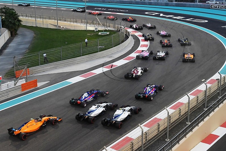 F1 Cars Racing With 2019 Rule Changes
