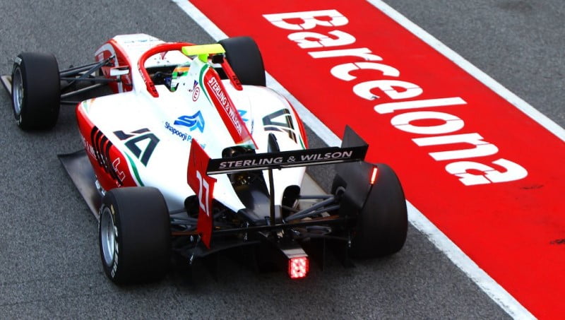 Indian F3 racer Jehan Daruvala driving for Prema Powerteam Racing in 2019 F3 championship