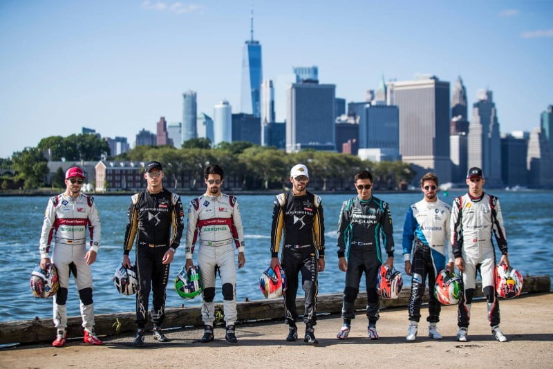 Top Racers driving in the FIA Formula E Season 5 Championship