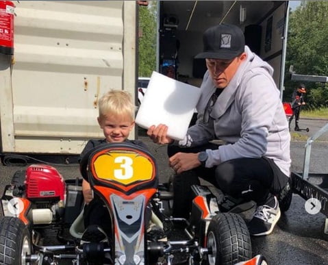 Robin Aceman Raikkonen prepares for his career in Motorsport along with father Kimi Raikkonen