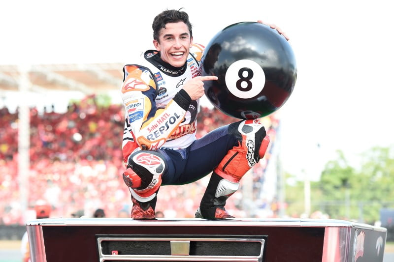 Honda's Marc Marquez is an 8-times World Champion across various MotoGP classes