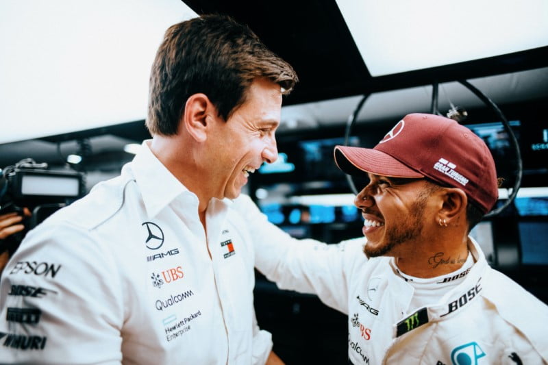 Mercedes' Lewis Hamilton and Toto Wolff could find themselves at Ferrari in 2021?