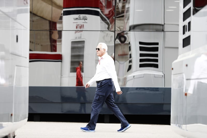 Canadian investor Lawrence Stroll roams around the F1 paddock searching for his next investment in the sport.