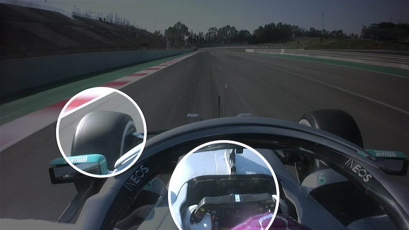 Mercedes using DAS in the F1 2020 campaign on Lewis Hamilton's racing car