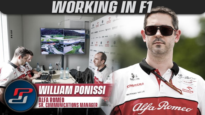 William Ponissi speaks to Pits To Podium and explains working in F1 media and communications