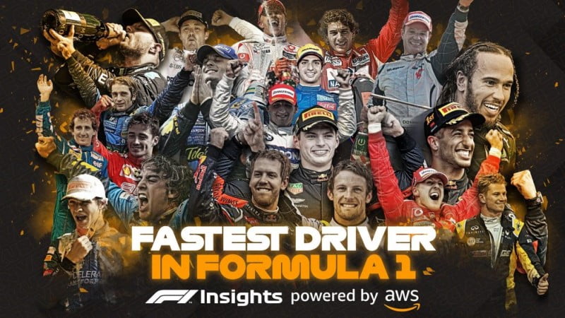 AWS uses machine-learning for F1 driver comparison across generations