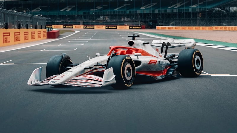 AWS designed F1 2022 car