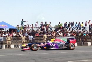 Red Bull F1 Showcar Run With David Coulthard